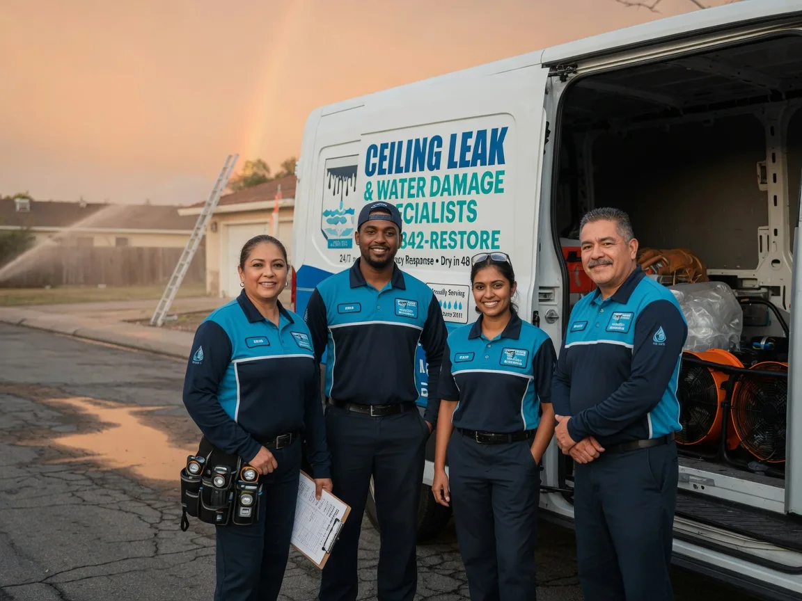 Ceiling Leak Cleanup company in Mullin, TX