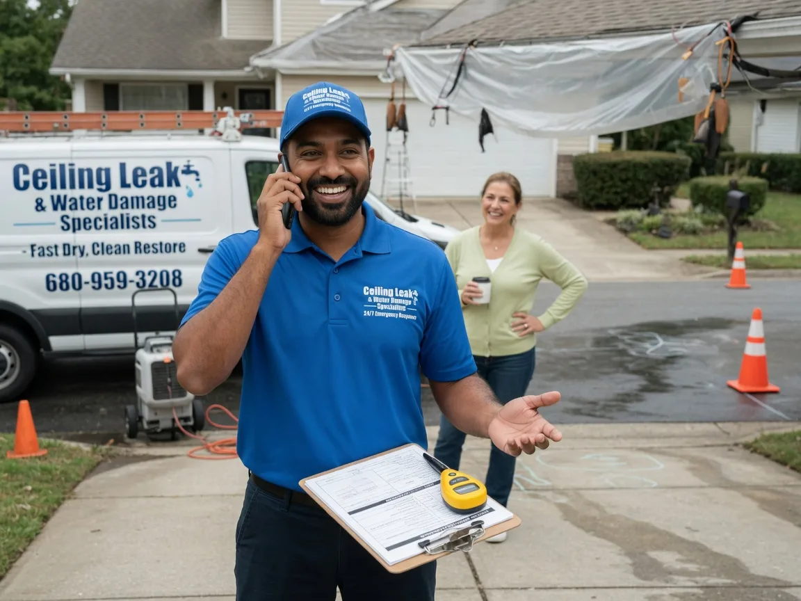 Ceiling Leak Cleanup Mullin, TX FAQs